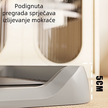 Toalet za pse srednje i male veličine — ABS plastika