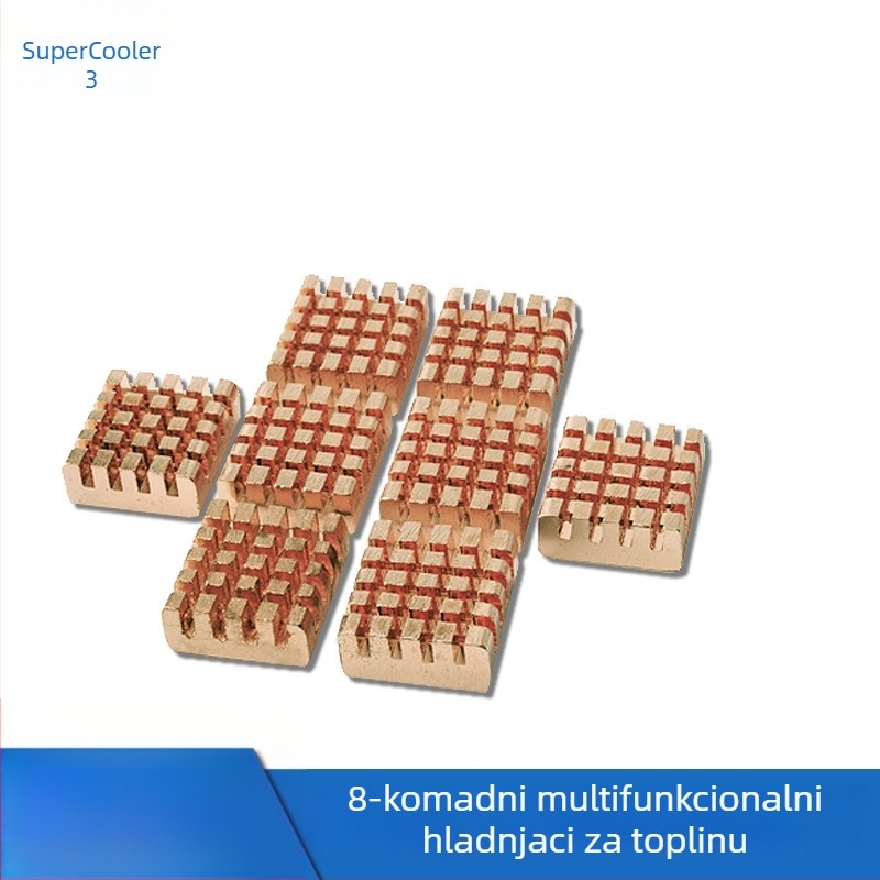 Hladić za grafičku memoriju, RHS-03, kromirani mesing, hlađenje zrakom