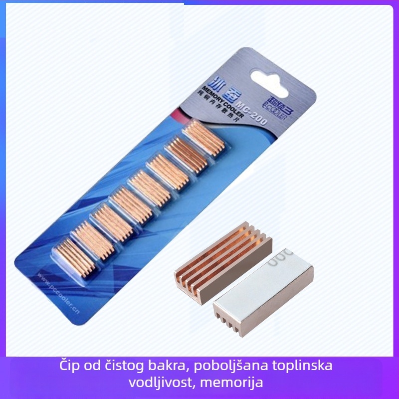 Hladić za grafičku memoriju, RHS-03, kromirani mesing, hlađenje zrakom