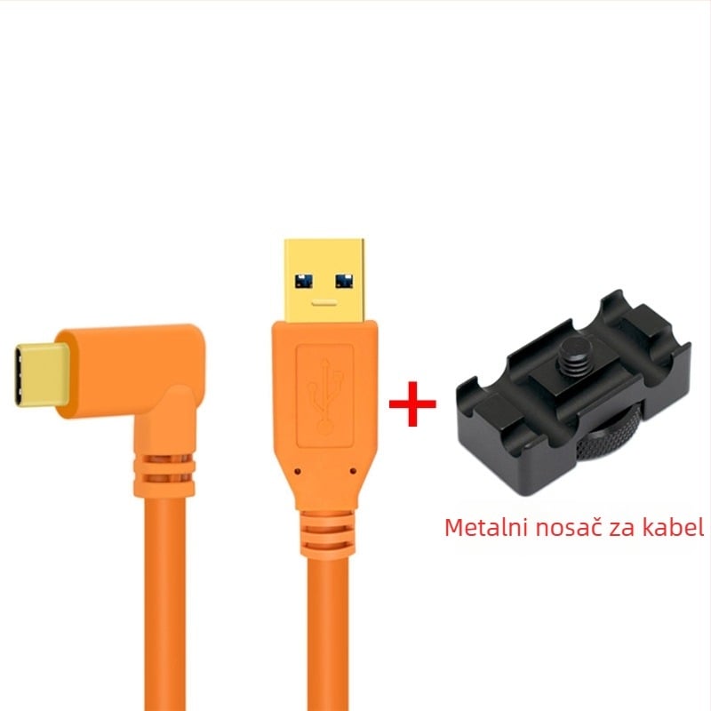 USB-C adapter kabel za Canon i Nikon fotoaparate, bakreno jezgro, s jednim konektorom, duljina 3 m / 5 m / 8 m / 10 m