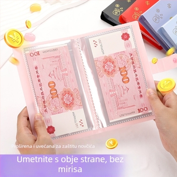 Bilježnica za štednju s PP omotom, povezana s 100 listova, kapacitet 100 listova, poklon za putovanja