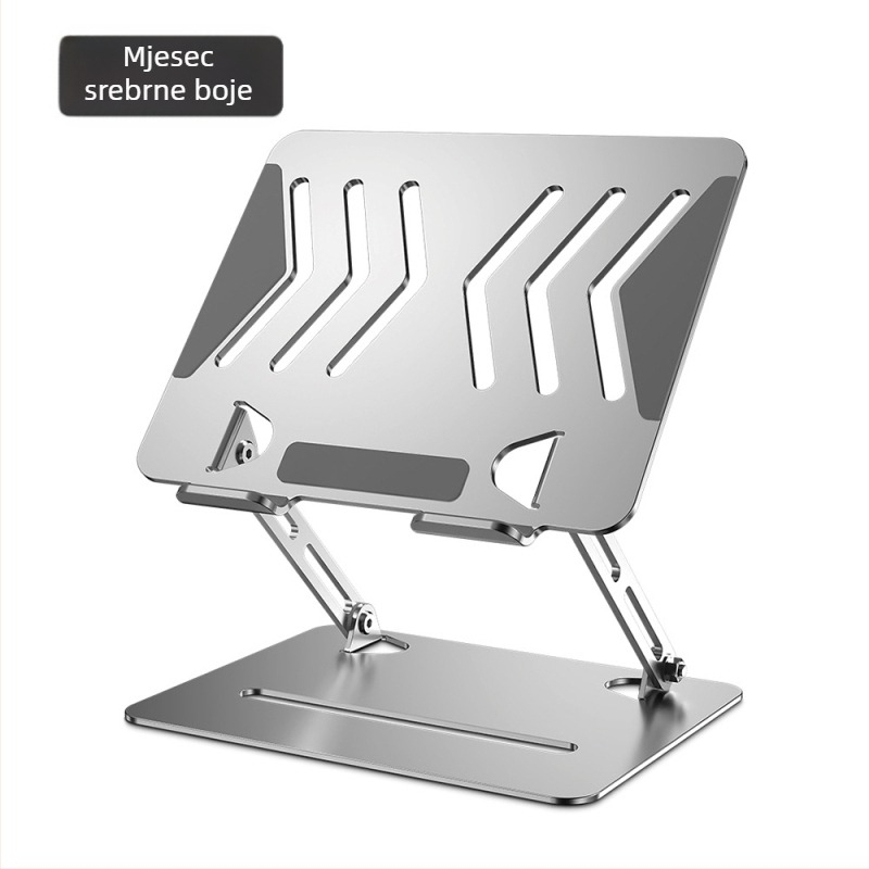 Univerzalni metalni sklopivi stalak za laptop i tablet (Model L307, Težina 1,38 kg, Sklopivi)