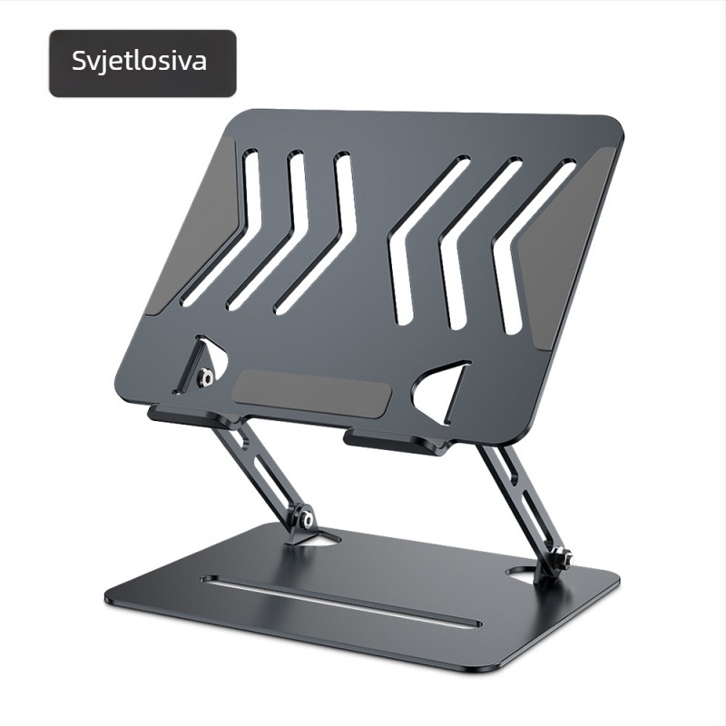 Univerzalni metalni sklopivi stalak za laptop i tablet (Model L307, Težina 1,38 kg, Sklopivi)