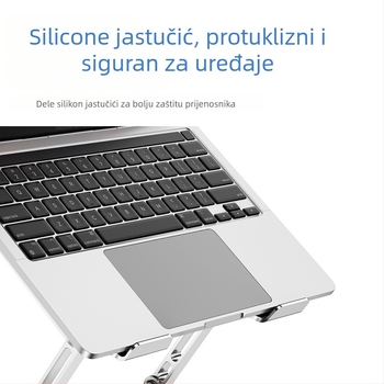 Držač za laptop od karbonskog čelika, sklopni dizajn, model B1063, težina 1,18 kg, podrška za MacBook, opća kompatibilnost