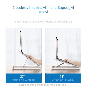 Općeniti stolni držač za laptop, telefon i tablet; materijal: inženjerska plastika + hardver; marka: I'm thinking/oimaster; kompatibilan s laptopom, mobitelom i tabletom