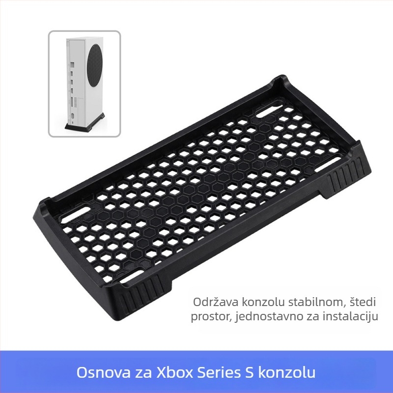 Držač za Xbox Series S s ventilacijskom bazom, ABS materijal, težina 52