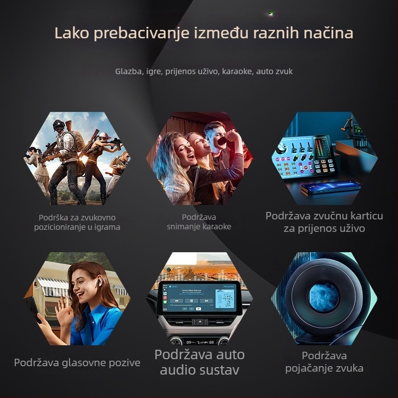 Type-C digitalni DAC adapter kabel za slušalice – Yang Zhi Chuang, model JM, artikl JM, kompatibilan s Androidom i Appleom