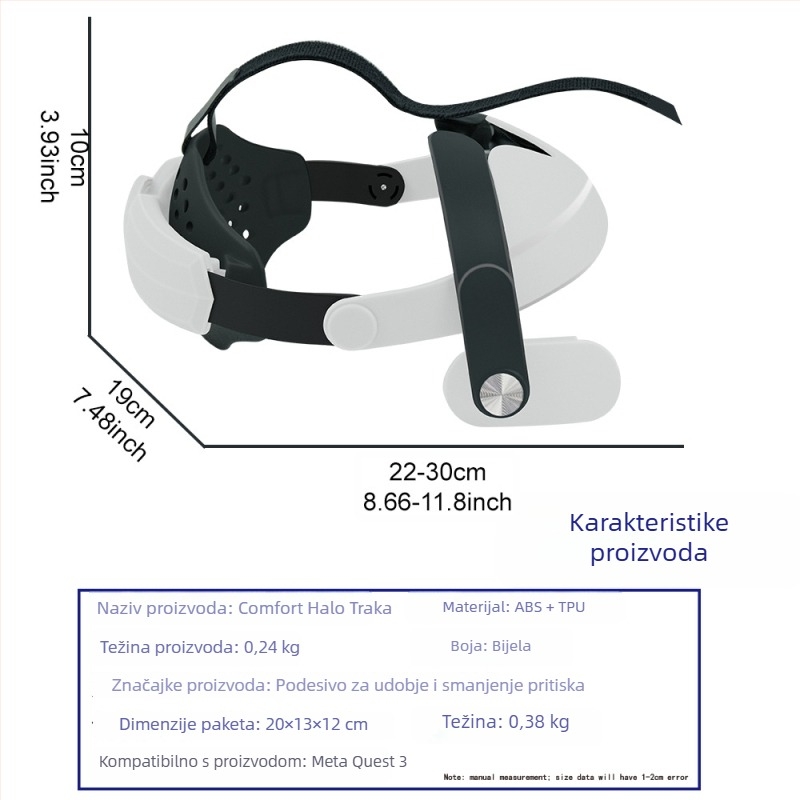 VR dodatak za Meta Quest 3: redukcija težine za glavu, ergonomski dizajn, OEM proizvodnja, izlazak 2023-09-30