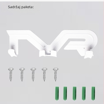 Zidni držač za Meta Quest 3 s žičanom vješalom – jednostavna ugradnja, PC+ABS, OEM obrada, otisak logotipa, 180 g, kompatibilno s PS VR2