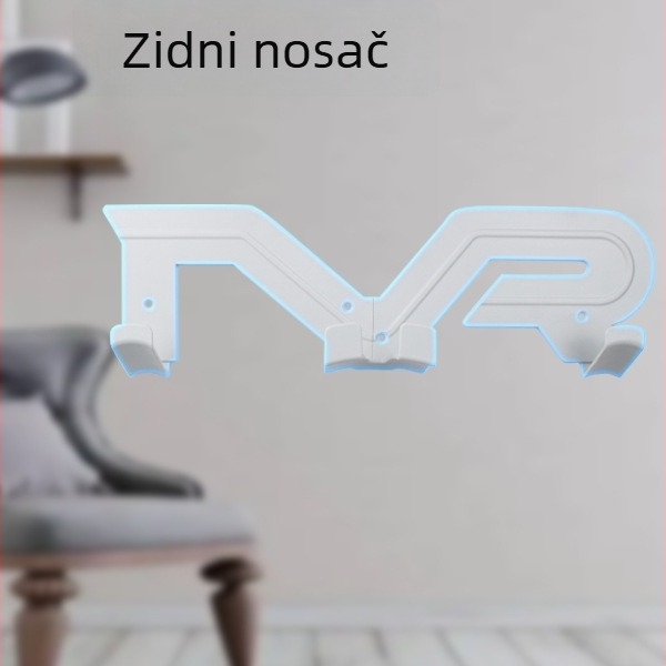Zidni držač za Meta Quest 3 s žičanom vješalom – jednostavna ugradnja, PC+ABS, OEM obrada, otisak logotipa, 180 g, kompatibilno s PS VR2