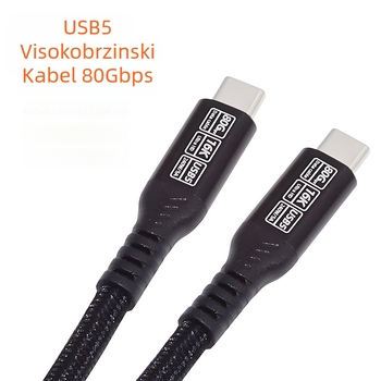 Type-C USB5 adapter kabel, bakreno jezgro, jedan konektor