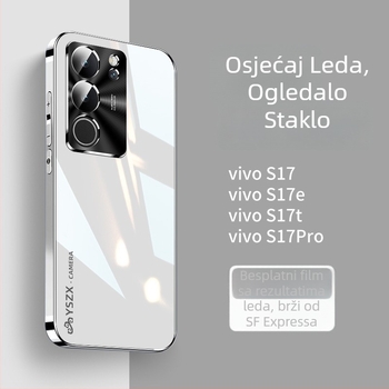 Kućište za Vivo S17 s potpunom zaštitom leće, otporno na padove, mat ledenog izgleda, vrhunski poslovni stil za muškarce i žene