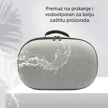 Pico4 VR futrola za pohranu - tvrdi zaštitni kovčeg, otporan na prašinu, Model FLP2543, Materijal poliester, Termotransfer tisak, Pakiranje za headset, Pakiranje 3C elektroničkih proizvoda