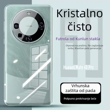 Prozirno stakleno kućište za Huawei Mate70 Pro s punim pokrovom, precizni otvori za leće, mekani rubovi, otpornost na padove