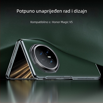 HONOR MagicV5 Flip-Top kožna futrola za telefon s zaštitom od pada i magnetskim zatvaračem