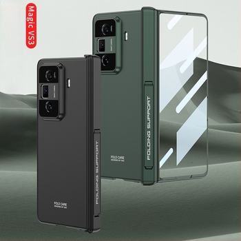 GKK futrola s šarkom za Honor MagicVS3 – mat PC, stil držača, otporna na padove, magnetsko sklopivo zaštitno kućište, potpuno pokriće