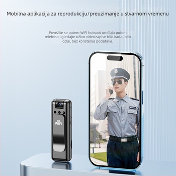 HD kamera na prsima, bežična s noćnim vidom, 640x480 pri 30fps, ugrađeni mikrofon