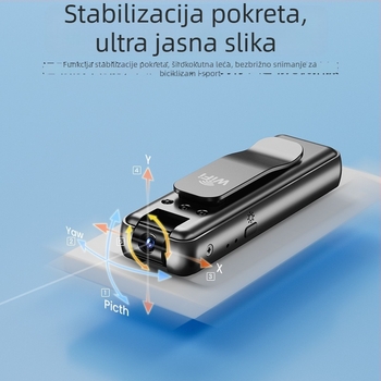 HD kamera na prsima, bežična s noćnim vidom, 640x480 pri 30fps, ugrađeni mikrofon