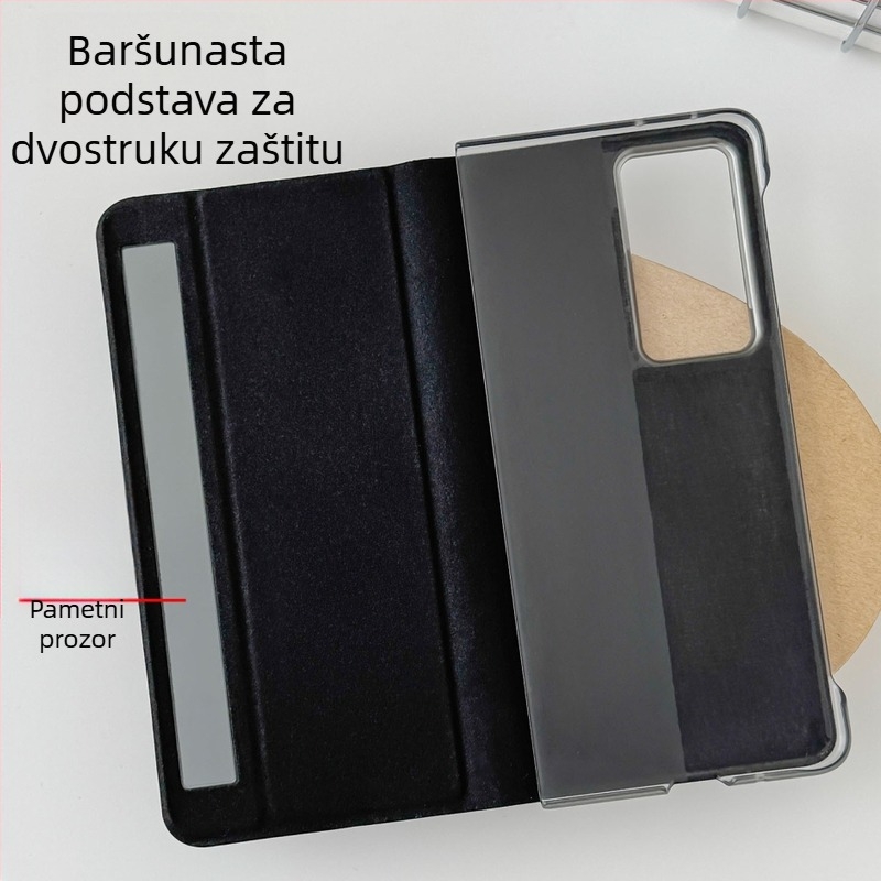 Kućište za Honor Magic V2 s pametnim prozorom i magnetskim preklopnim poklopcem, puna zaštita od pada