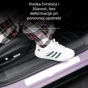 Plastični zaštitni panel praga Xiaomi SU7, karbonski uzorak, protuklizni panel prtljažnika
