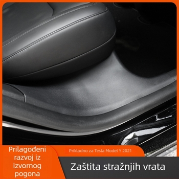 Prag vrata za Tesla Model Y – ABS materijal; Bez obrade ili prilagodbe; Ispis logotipa nije moguć