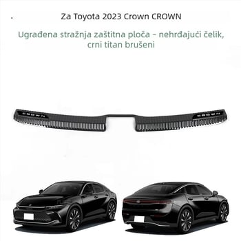 Nerezne pragove letve za vrata, pedali dobrodošlice i stražnji zaštitni panel prtljažnika za Toyota Crown (23. generacija)