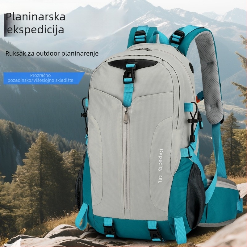 Planinarski ruksak od Oxford tkanine, vodootporan, otporan na habanje, zaštita kičme, ramenice s zračnim jastukom