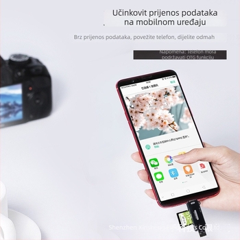HX-519 Čitač kartica USB-C i USB 3.0 za SD/TF/MicroSD