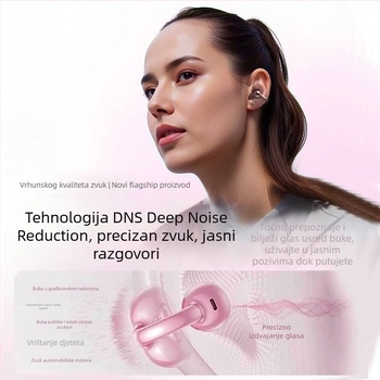 Bežične klips slušalice za uho Bluetooth 5.0, domet 10 m, trajanje baterije 4–8 h, multipoint povezivanje