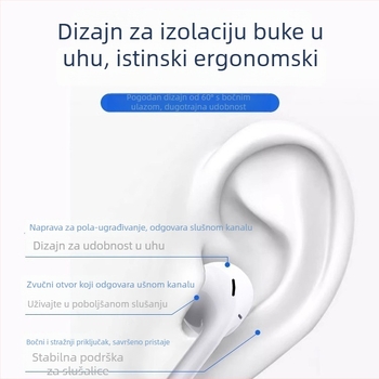Bone Quality 008 Žične in-ear slušalice, 1,2 m kabel, kompatibilno s iOS
