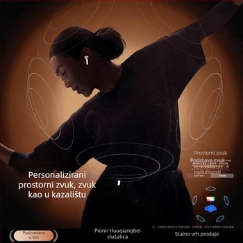 Bluetooth gaming slušalice – in-ear, niska latencija, stereo, Bluetooth 5.3, domet 10 m, digitalni zaslon