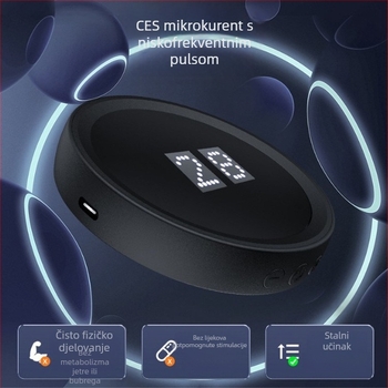 Masazator za san s klipom na uho s mikrostrujnim niskofrekvencijskim impulzima, punjiva ugrađena baterija 500–800 mAh, trajanje baterije 6–8 sati, LED zaslon, infracrvena fizioterapija i funkcija timera