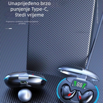 In-Ear Bluetooth bežične slušalice s Huawei čipom, stereo zvuk, trajanje baterije više od 8 sati, IPX3 vodootpornost, mini nevidljiv dizajn