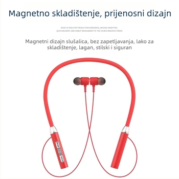 Bežične neckband slušalice za sport, IPX7, Bluetooth 5.0, NFC, redukcija buke, trajanje baterije više od 8 sati