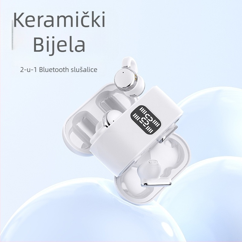 Dvojne Bluetooth slušalice s dometom 15 m, trajanje baterije do 4 h, Huawei čip, silikon konstrukcija