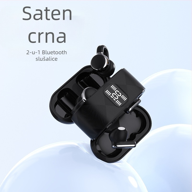 Dvojne Bluetooth slušalice s dometom 15 m, trajanje baterije do 4 h, Huawei čip, silikon konstrukcija