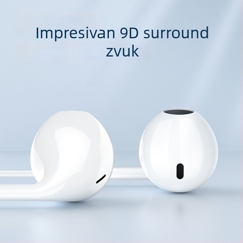 R01 slušalice s Type-C kabelskim upravljanjem, osjetljivost 120 dB, kabel 100 cm