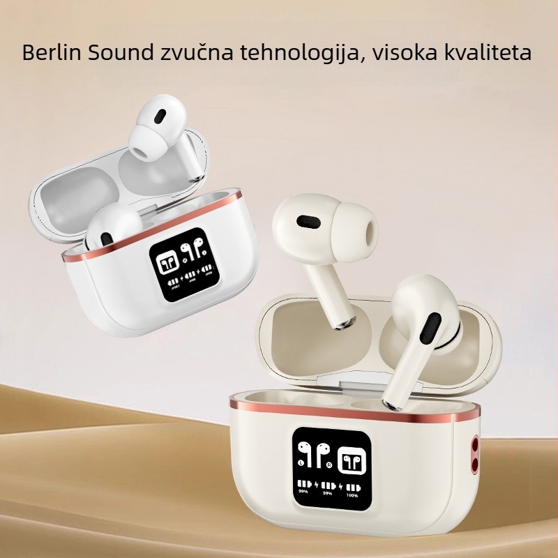 Bežične Bluetooth In-Ear slušalice za sport — niska latencija za gaming, redukcija buke, dugo trajanje baterije 4–8 sati, Bluetooth 5.4, domet 10 m