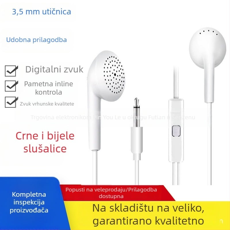 In-ear slušalice OKAMI Wheat Awn, dinamički driver, žične, duljina kabela 1,2 m, Android kompatibilno