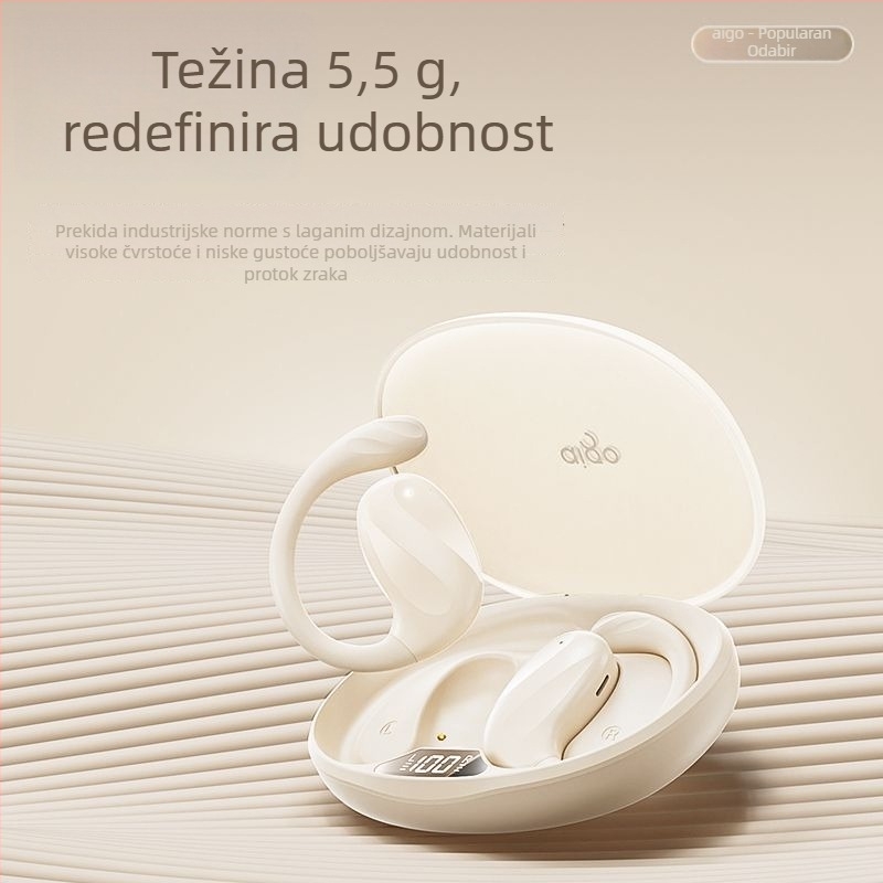 Patriot SJ225 Bežične Bluetooth slušalice za uho - kostna kondukcija, smanjenje buke, IPX5, Bluetooth 5.4, trajanje baterije preko 8 sati