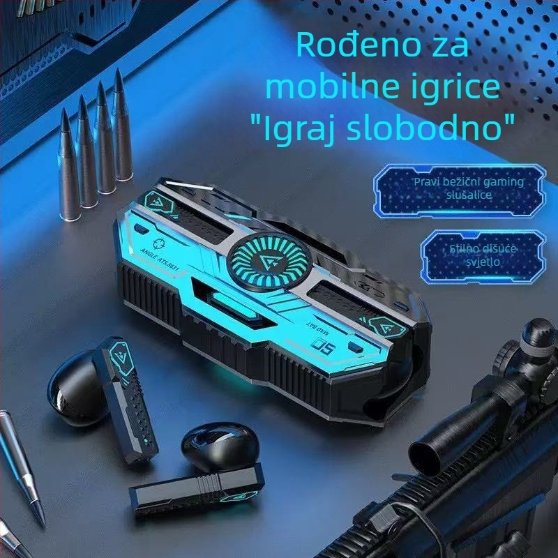 Bežične gaming slušalice X37, Bluetooth 5.0, niska latencija za e-sport, in-ear stereo, doseg 10 m