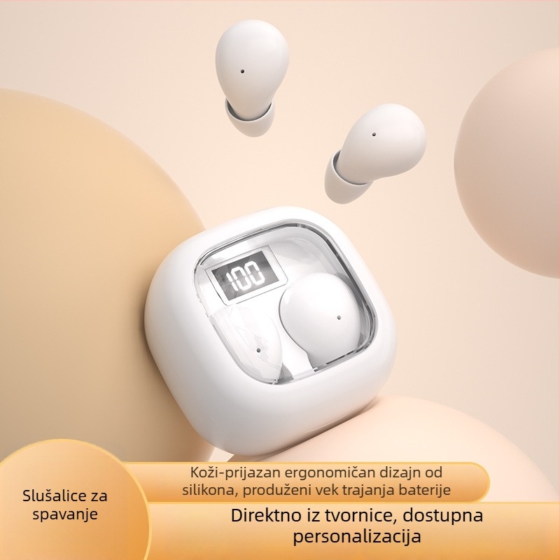 Bežične TWS slušalice s redukcijom šuma, in-ear dizajn, Bluetooth 5.3, domet 10 m, trajanje baterije 4–8 h