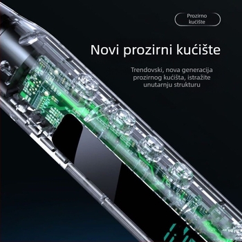 Bežične slušalice s aktivnim otklanjanjem šuma, Bluetooth, polu-ušni dizajn, stereo, domet 10 m, trajanje baterije više od 8 sati
