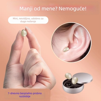 Ziwo bežične in-ear slušalice s redukcijom buke, Bluetooth 5.1, doseg 10 m, stereo dvostrani, trajanje baterije 4–8 sati
