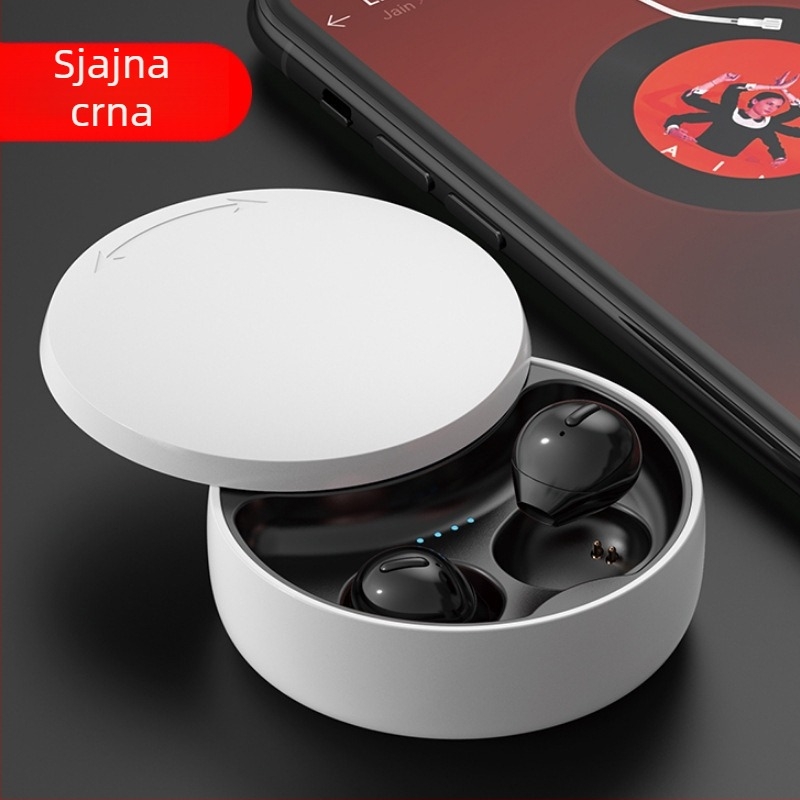 Ziwo bežične in-ear slušalice s redukcijom buke, Bluetooth 5.1, doseg 10 m, stereo dvostrani, trajanje baterije 4–8 sati