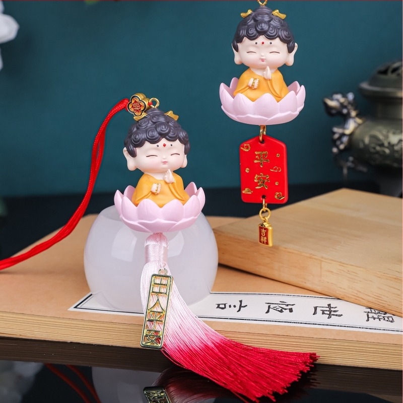 Auto viseća dekoracija Full Crossing – smola, kineski tradicionalni stil, unutarnja dekoracija