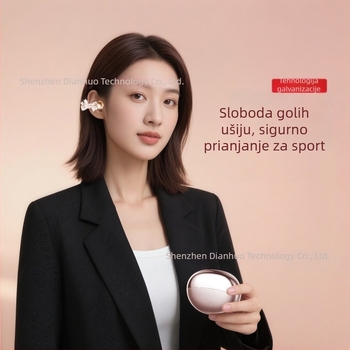 M110 pametne Bluetooth slušalice s prijevodom, klips za uho i dijamantna kopča – luksuzni sportski stil, DIY dodaci
