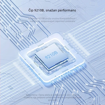 M.2 SSD vanjska kućišta USB 3.1 Gen2 Type-C, dvostruki protokol, 10 Gbps, aluminijsko kućište, do 8 TB