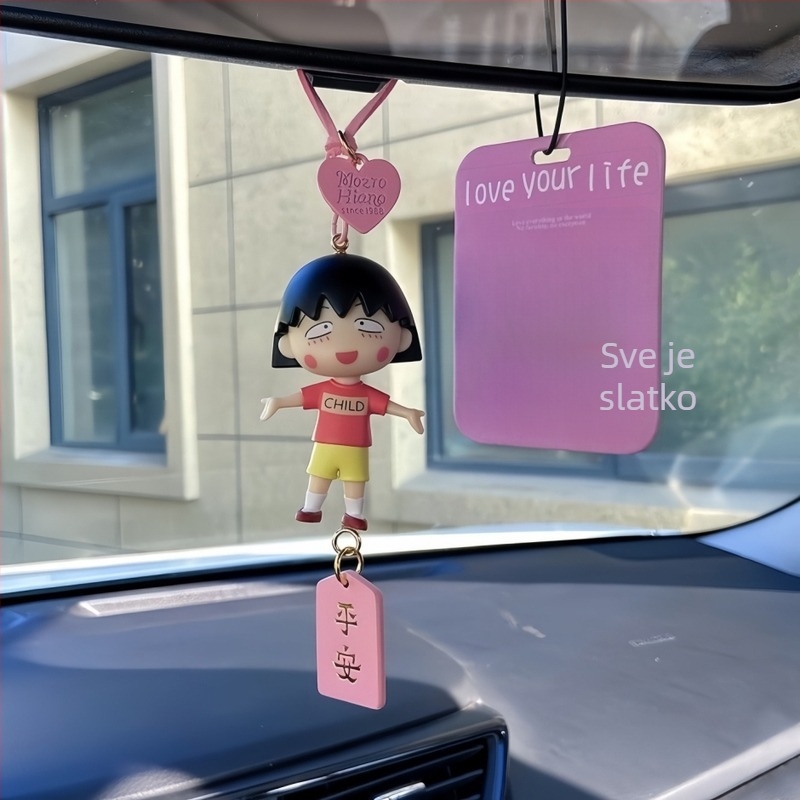 PVC crtani lik visak za retrovizor automobila – unutarnja dekoracija, auto ukras