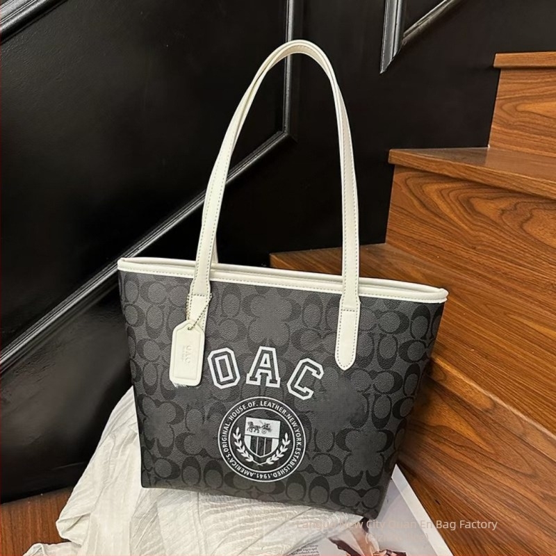 Ženska Tote torba — PU materijal, horizontalni kvadratni oblik, zatvaranje na zip, poliester podstava, unutarnji džepovi: skriveni džep sa zatvaračem, džep za mobitel, džep za ID